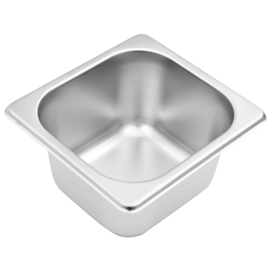 Gastronormbakkenhouder Met 4 Gn 1/6 Bakken Roestvrij Staal 40 x 34 x 25 cm