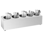 Bestekhouder 5 vakken 63x15x18 cm roestvrij staal