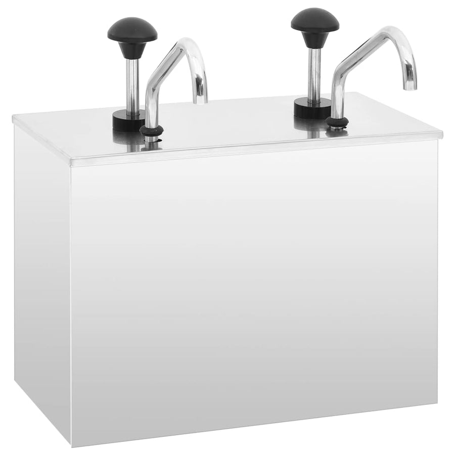 Sausdispenser 2X3,5 L Roestvrij Staal 2 x 3.5 l