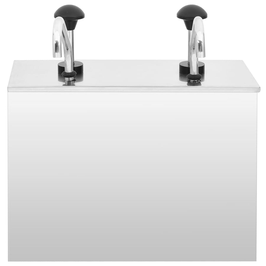 Sausdispenser 2X3,5 L Roestvrij Staal 2 x 3.5 l