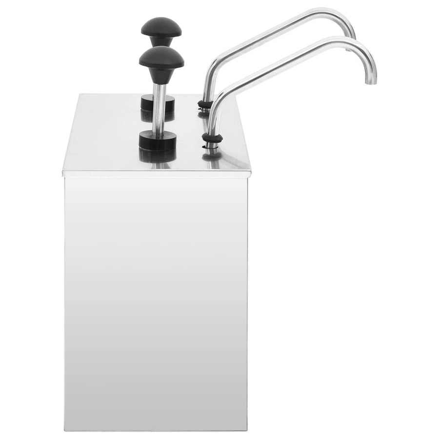 Sausdispenser 2X3,5 L Roestvrij Staal 2 x 3.5 l