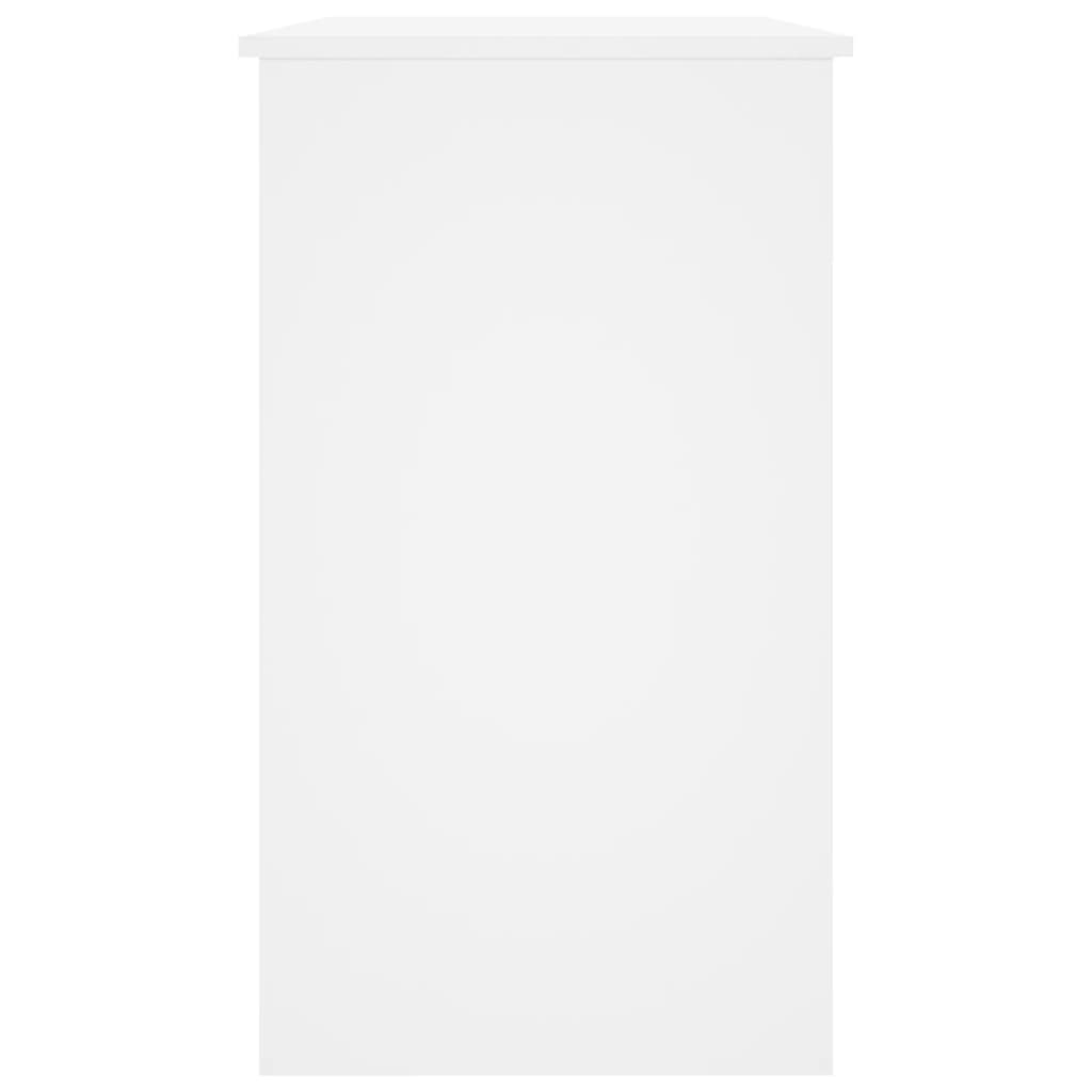 Bureau 90X45X76 Cm Spaanplaat Wit