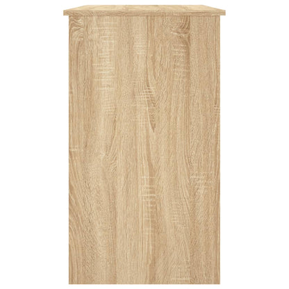 Bureau 90X45X76 Cm Spaanplaat Kleurig Sonoma eiken