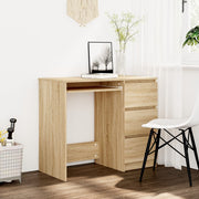 Bureau 90x45x76 cm spaanplaat sonoma eiken