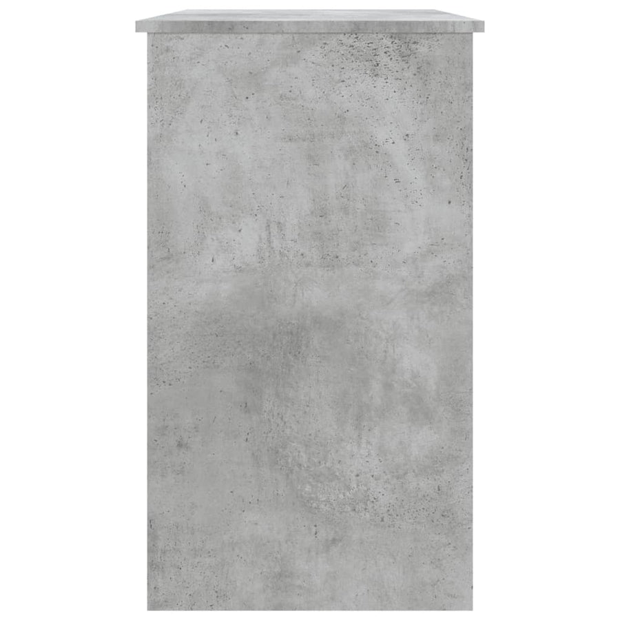 Bureau 90x45x76 cm spaanplaat betongrijs Betongrijs