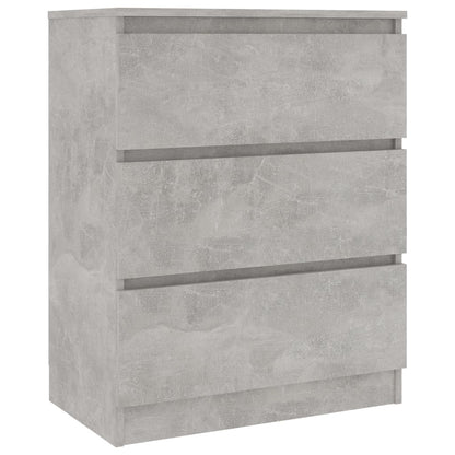 Dressoir 60X35X76 Cm Bewerkt Hout Betongrijs