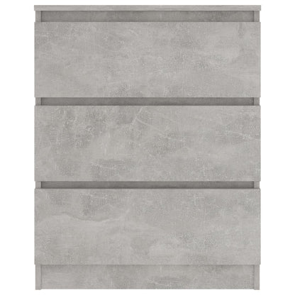 Dressoir 60X35X76 Cm Bewerkt Hout Betongrijs