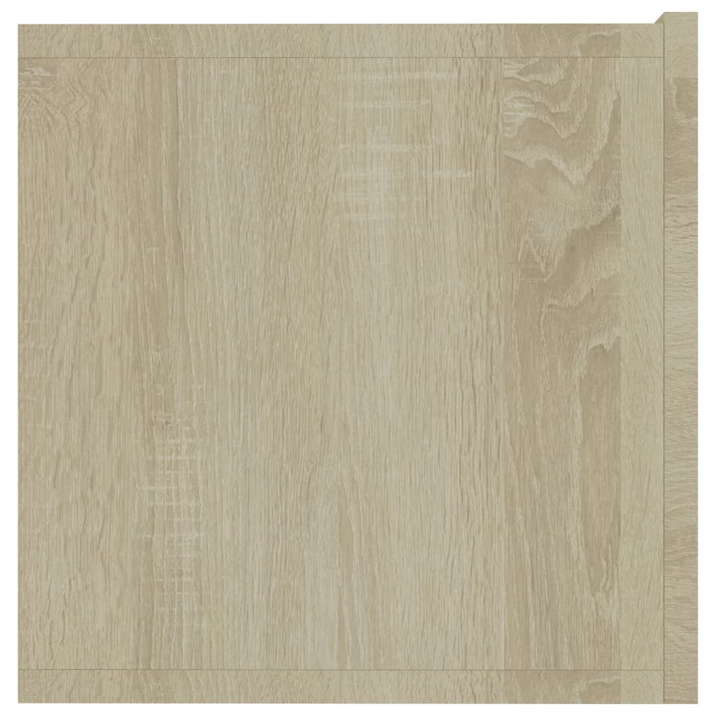 Tv-meubel 80x30x30 cm bewerkt hout sonoma eikenkleurig 80 x 30 x 30 cm Sonoma eiken