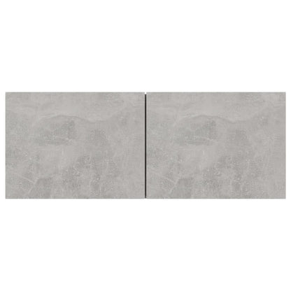 Tv-meubel 80x30x30 cm bewerkt hout betongrijs 80 x 30 x 30 cm Betongrijs