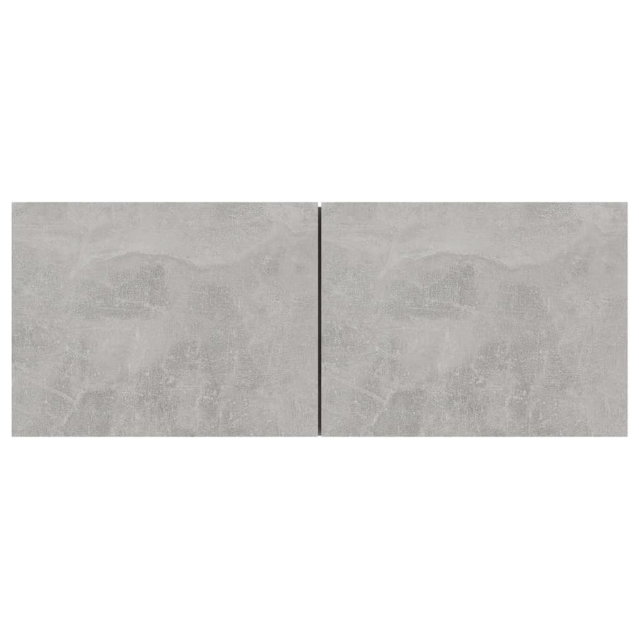 Tv-meubel 80x30x30 cm bewerkt hout betongrijs 80 x 30 x 30 cm Betongrijs