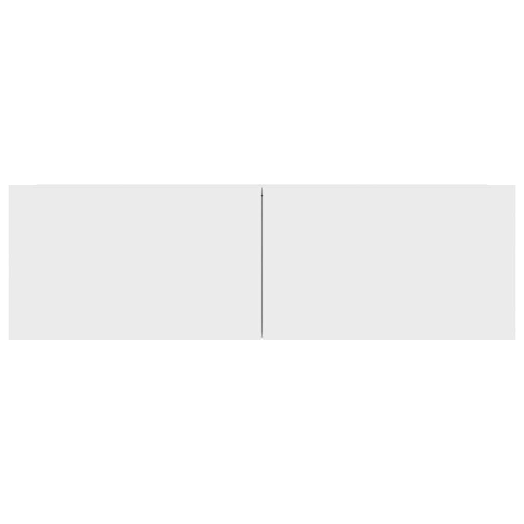 Tv-Meubel Bewerkt Hout 100 x 30 x 30 cm Wit