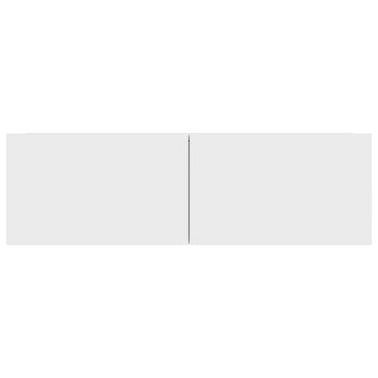 Tv-Meubel Bewerkt Hout 100 x 30 x 30 cm Wit