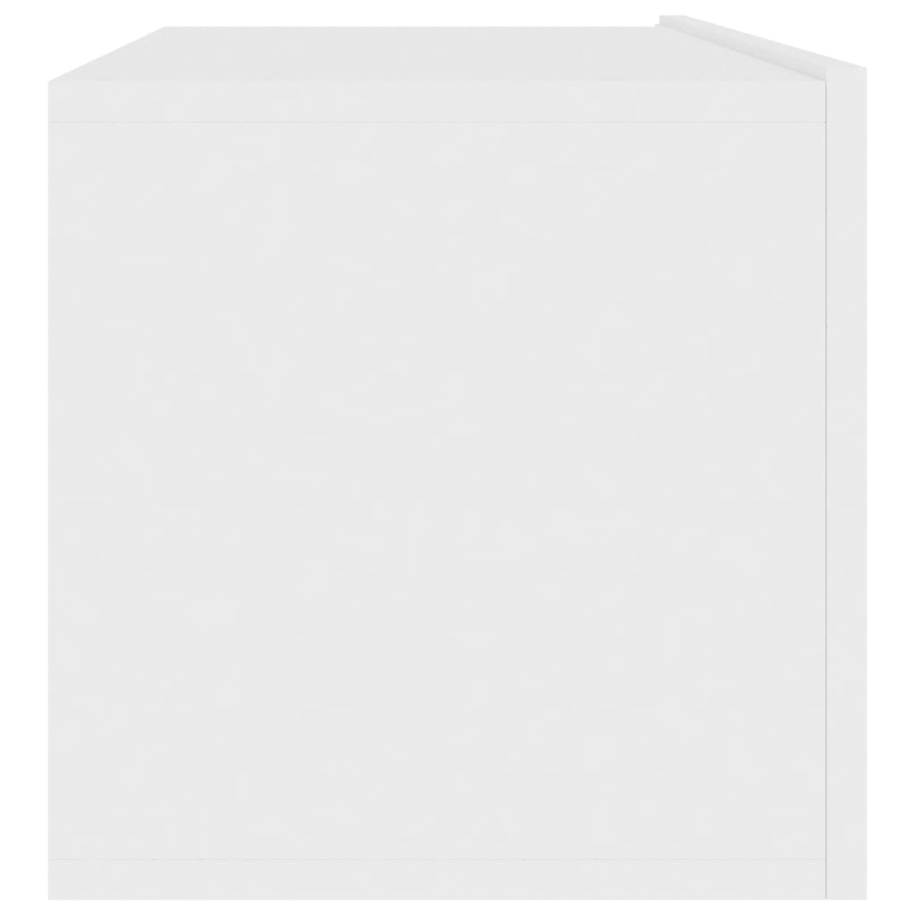 Tv-Meubel Bewerkt Hout 100 x 30 x 30 cm Wit