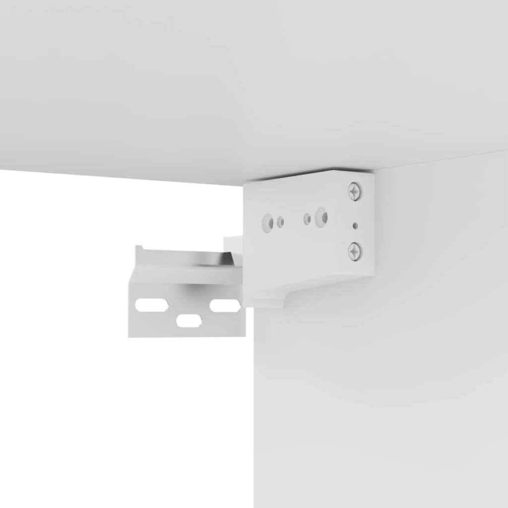 Tv-Meubel Bewerkt Hout 100 x 30 x 30 cm Wit