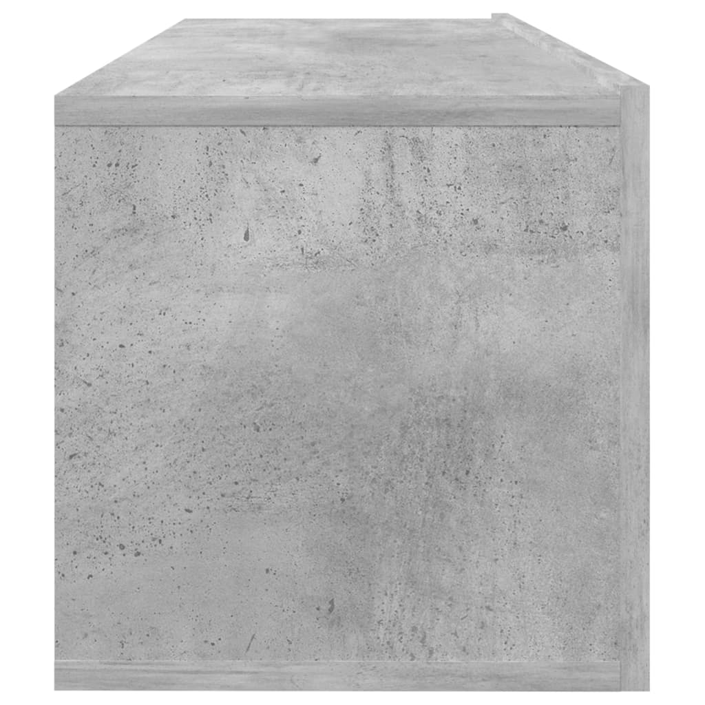 Tv-Meubel Bewerkt Hout 100 x 30 x 30 cm Betongrijs