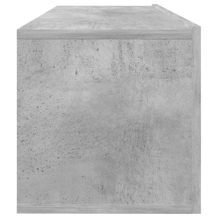 Tv-Meubel Bewerkt Hout 100 x 30 x 30 cm Betongrijs
