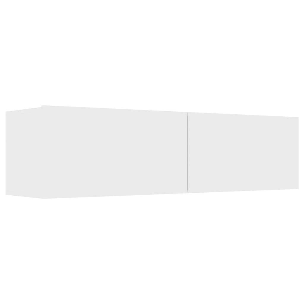 Tv-meubel 120x30x30 cm spaanplaat wit 120 x 30 x 30 cm Wit
