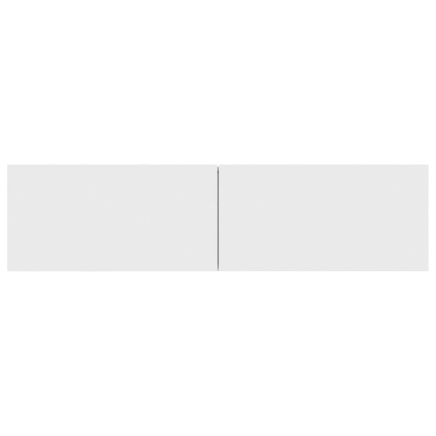 Tv-meubel 120x30x30 cm spaanplaat wit 120 x 30 x 30 cm Wit