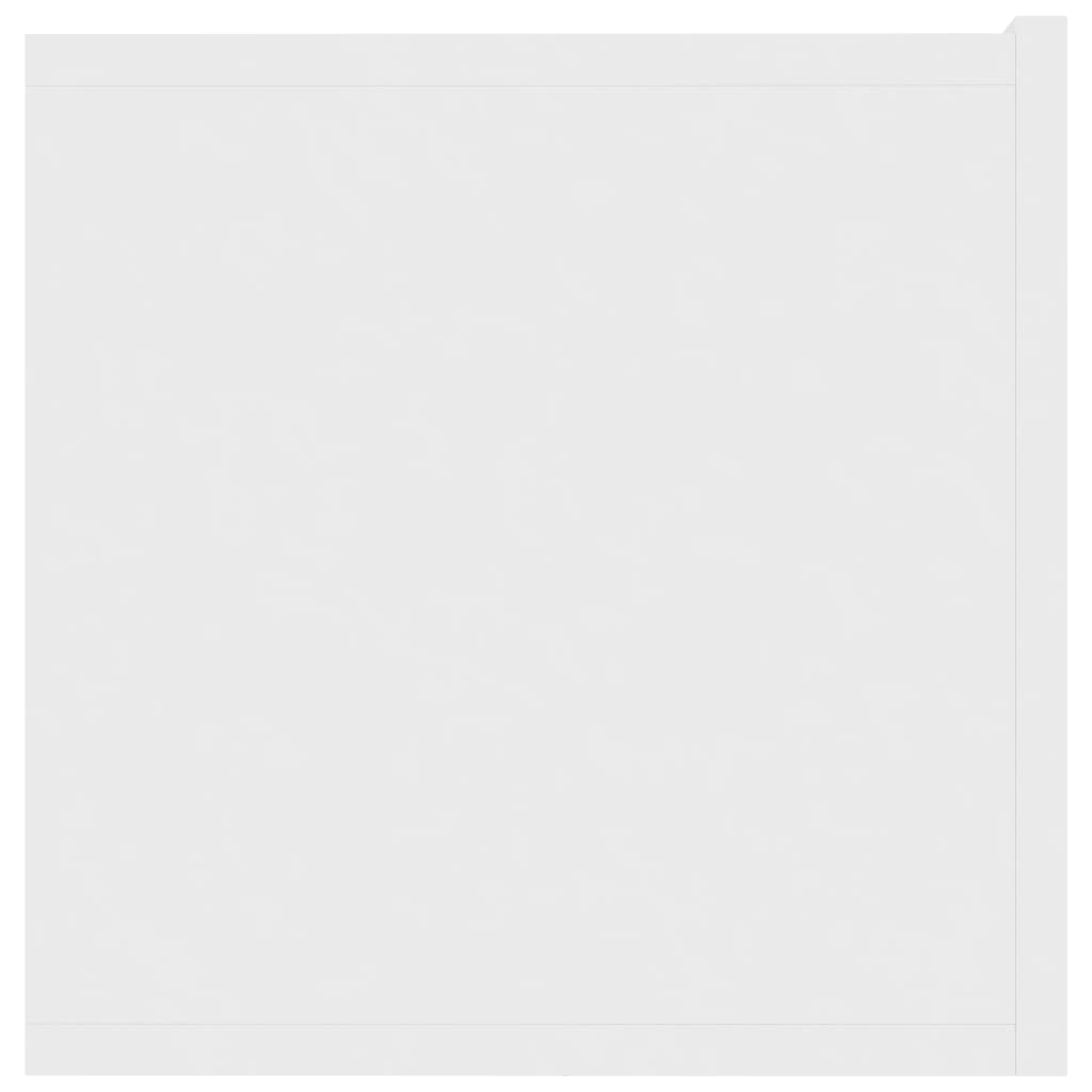 Tv-meubel 120x30x30 cm spaanplaat wit 120 x 30 x 30 cm Wit