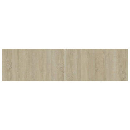 Tv-meubel 120x30x30 cm bewerkt hout sonoma eikenkleurig 120 x 30 x 30 cm Sonoma eiken