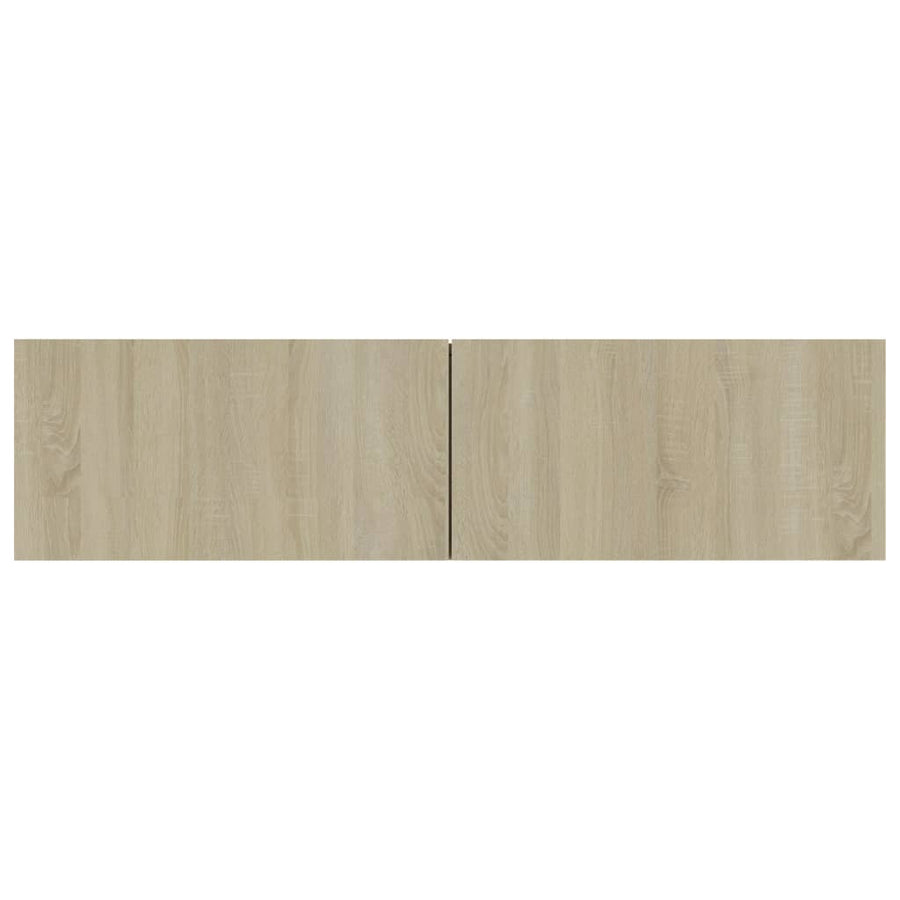 Tv-meubel 120x30x30 cm bewerkt hout sonoma eikenkleurig 120 x 30 x 30 cm Sonoma eiken