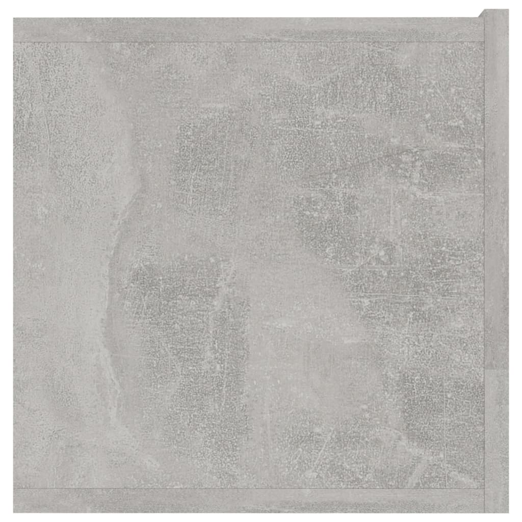 Tv-meubel 120x30x30 cm bewerkt hout betongrijs 120 x 30 x 30 cm Betongrijs