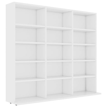 Cd-Kast 02X23X89,5 Cm Bewerkt Hout 102 x 23 x 89.5 cm Wit