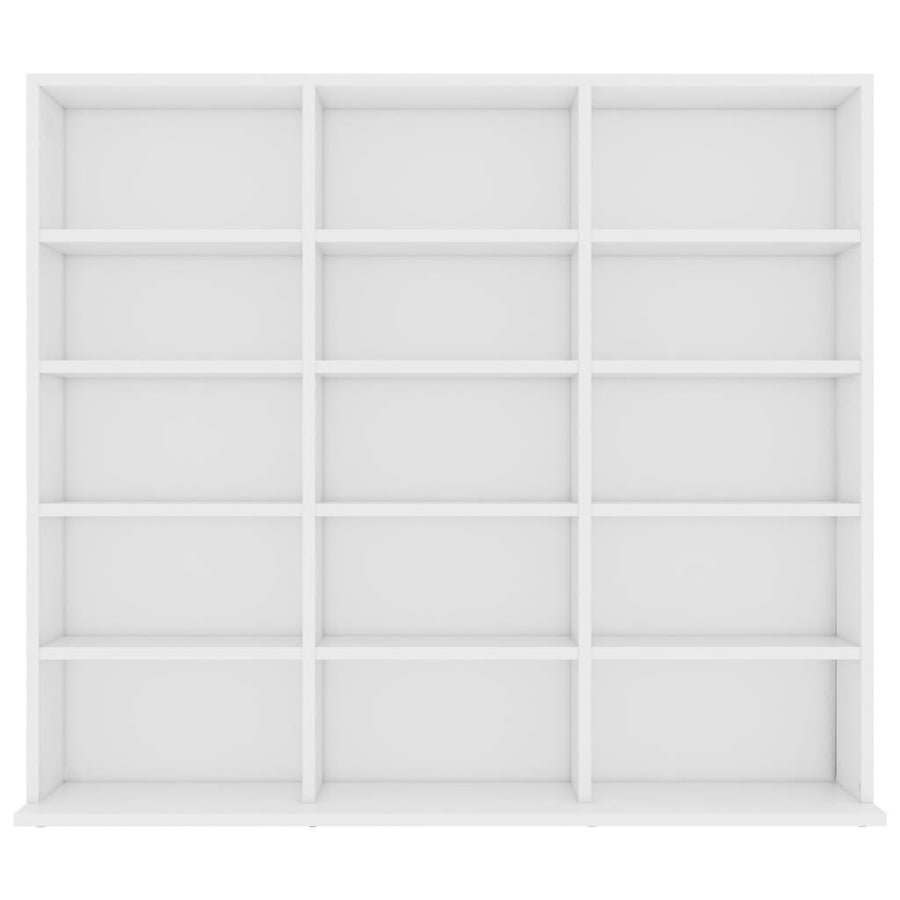Cd-Kast 02X23X89,5 Cm Bewerkt Hout 102 x 23 x 89.5 cm Wit