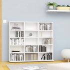 CD cabinet 100x23x89.5 cm engineered wood white