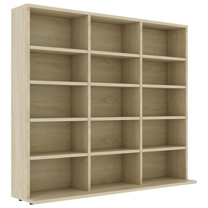Cd-Kast 02X23X89,5 Cm Bewerkt Hout Kleurig 102 x 23 x 89.5 cm Sonoma eiken