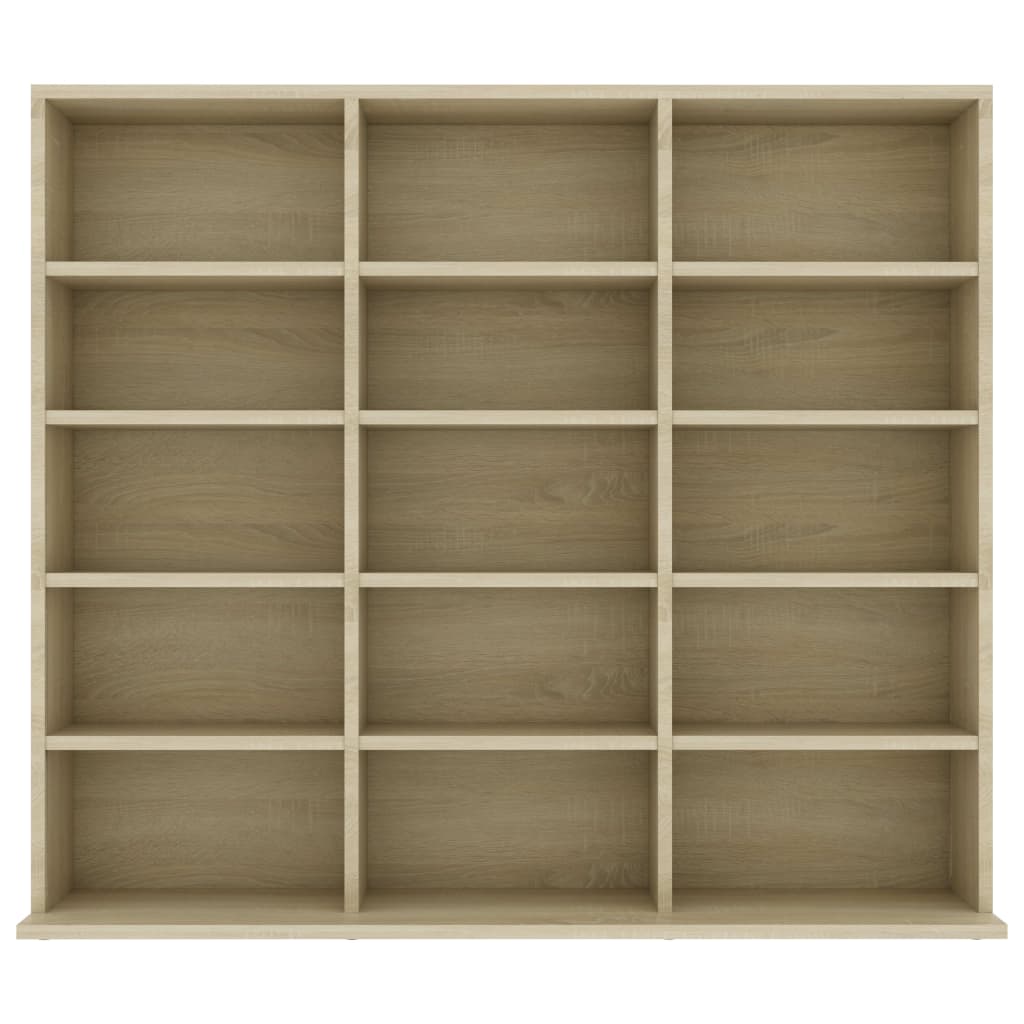 Cd-Kast 02X23X89,5 Cm Bewerkt Hout Kleurig 102 x 23 x 89.5 cm Sonoma eiken
