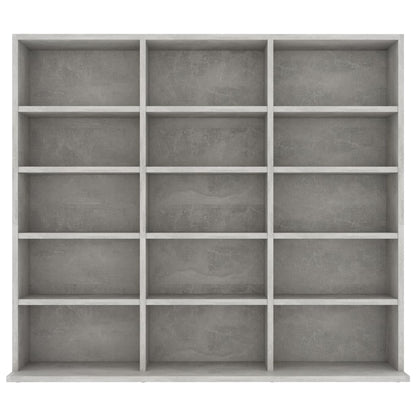 Cd-Kast 02X23X89,5 Cm Bewerkt Hout 102 x 23 x 89.5 cm Betongrijs