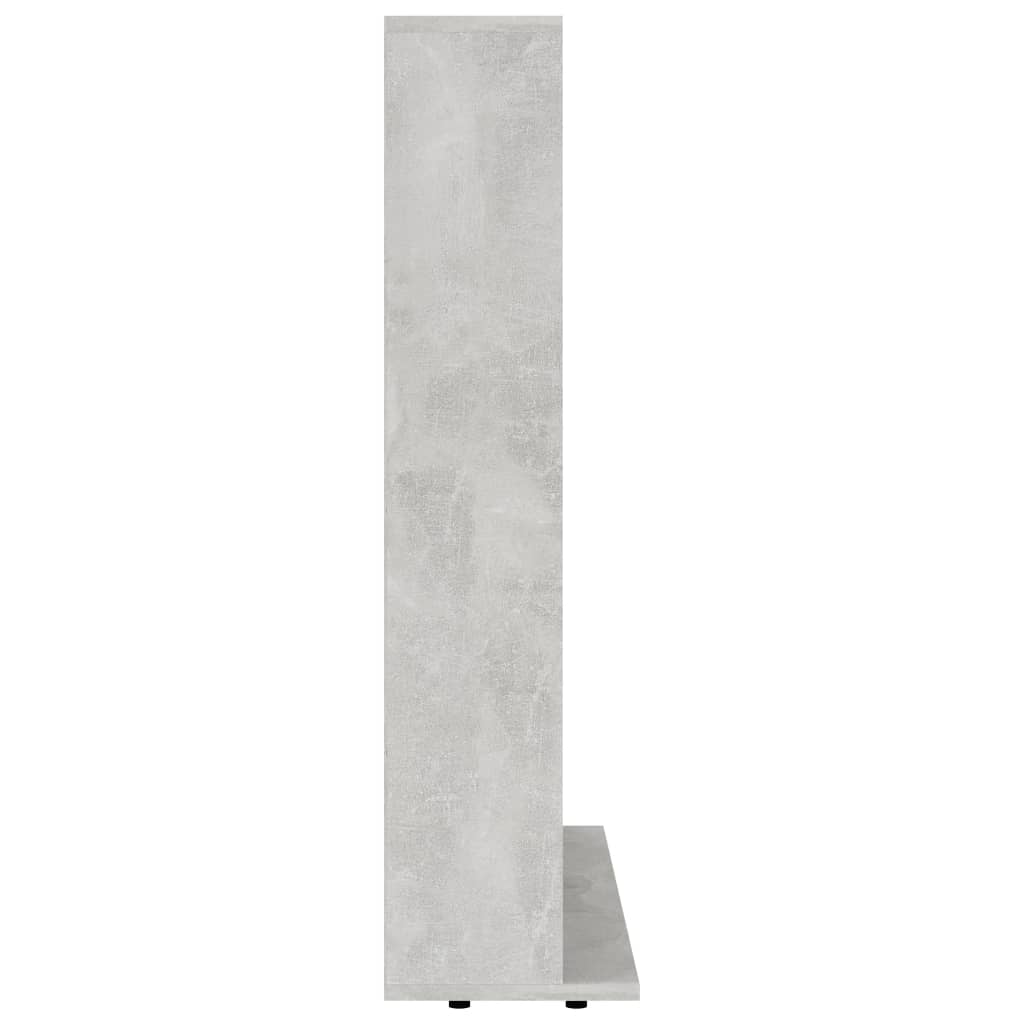Cd-Kast 02X23X89,5 Cm Bewerkt Hout 102 x 23 x 89.5 cm Betongrijs
