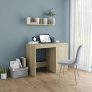 Desk 100x50x76 cm engineered wood Sonoma oak color