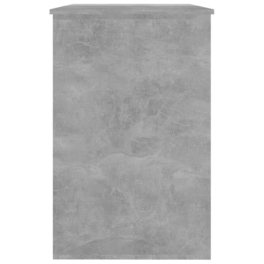 Bureau 100X50X76 Cm Bewerkt Hout Betongrijs