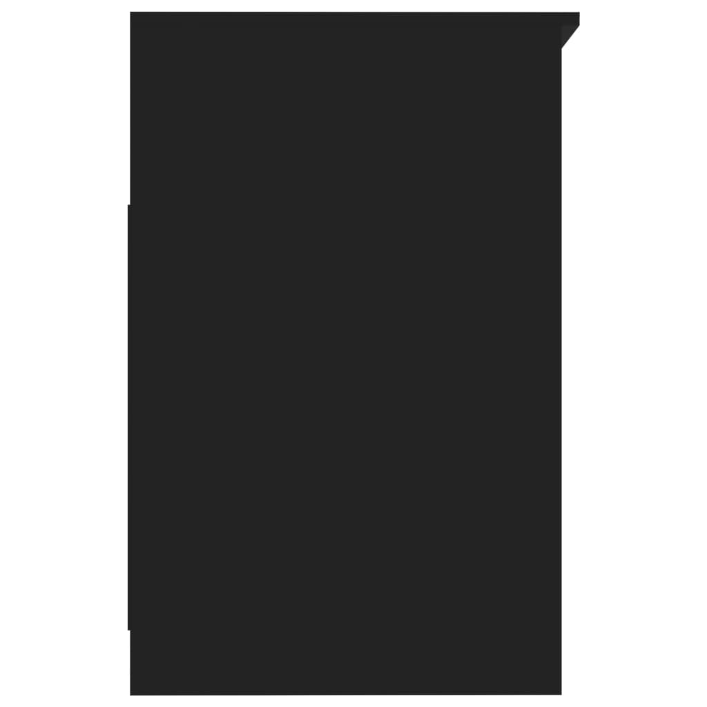 Ladekast 40X50X76 Cm Bewerkt Hout Zwart