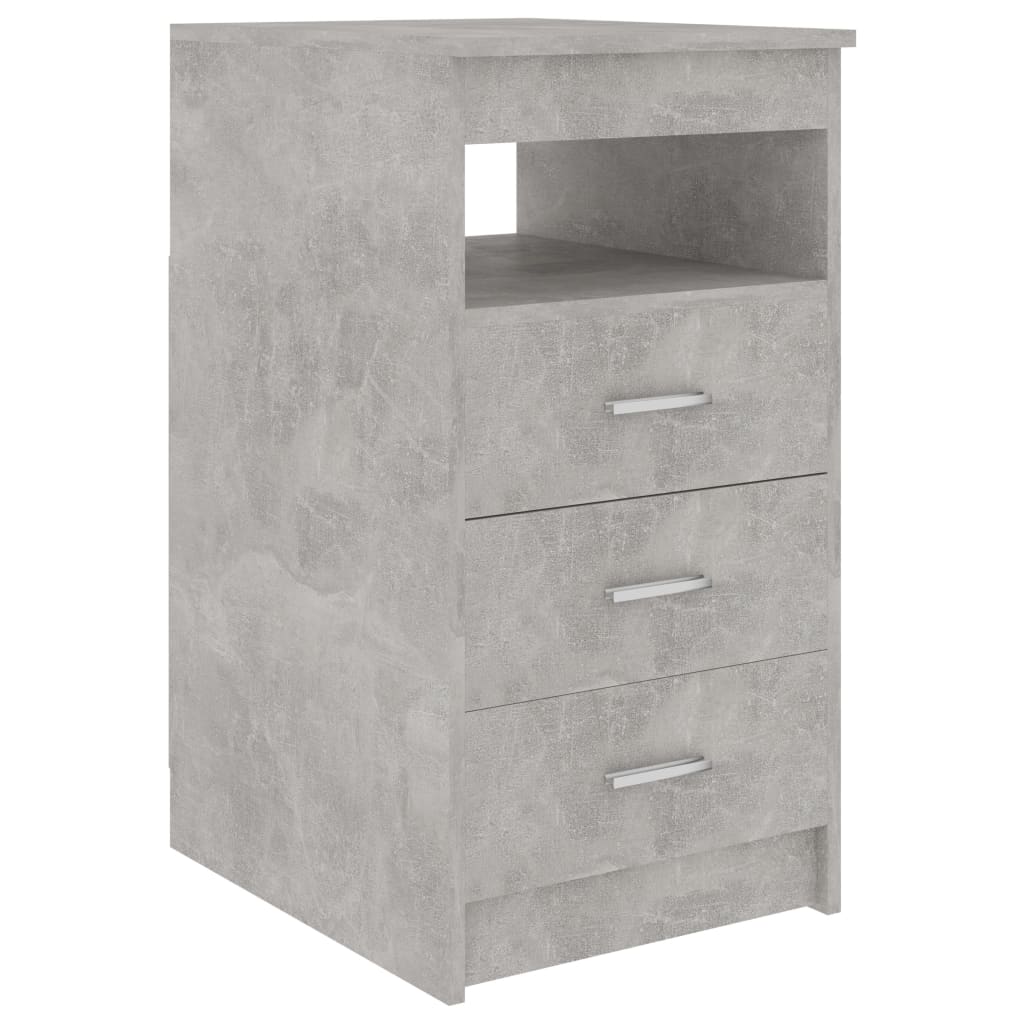 Ladekast 40X50X76 Cm Bewerkt Hout Betongrijs
