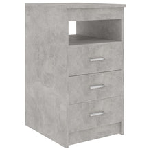 Ladekast 40X50X76 Cm Bewerkt Hout Betongrijs