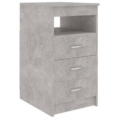 Ladekast 40X50X76 Cm Bewerkt Hout Betongrijs
