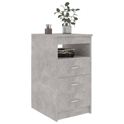 Ladekast 40X50X76 Cm Bewerkt Hout Betongrijs