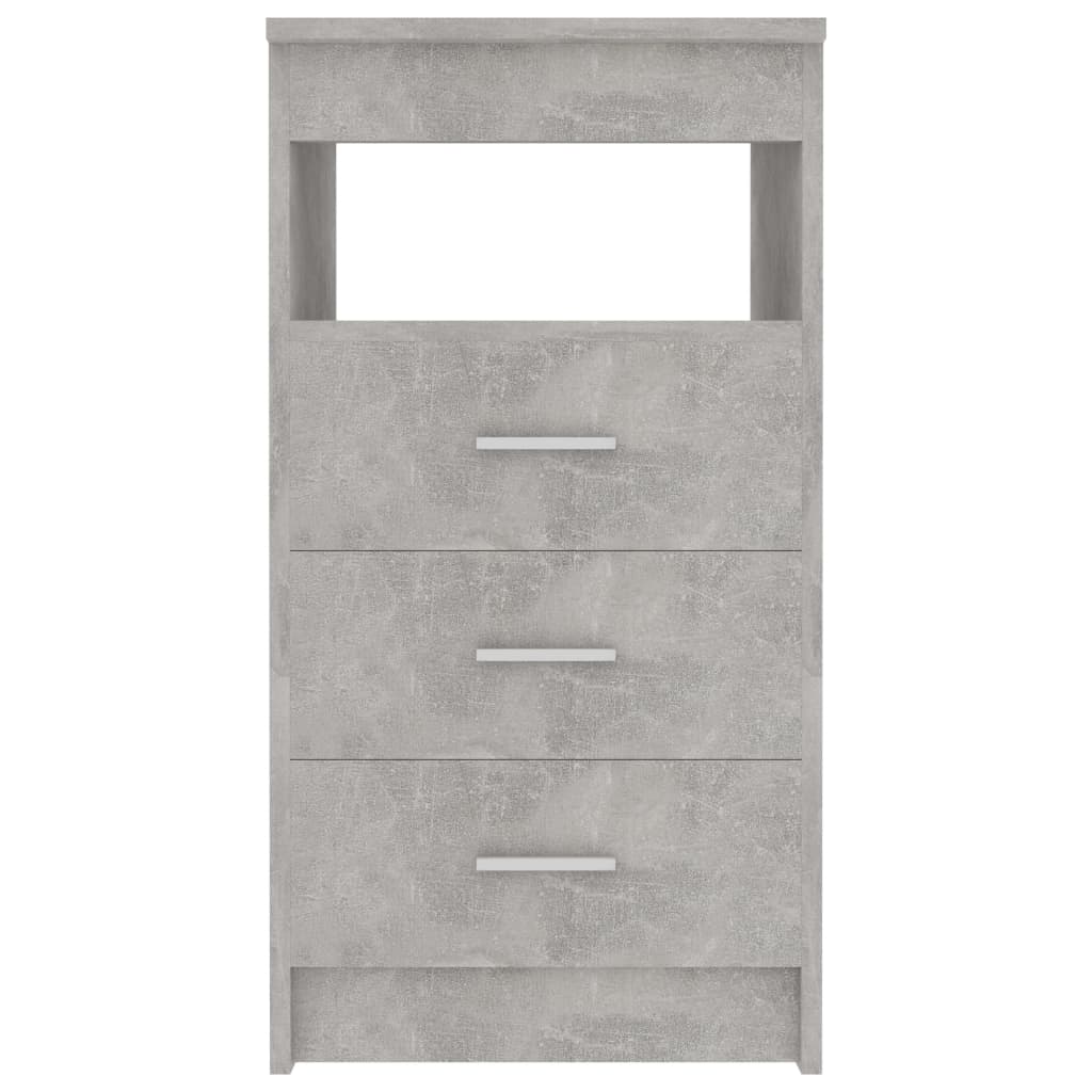 Ladekast 40X50X76 Cm Bewerkt Hout Betongrijs