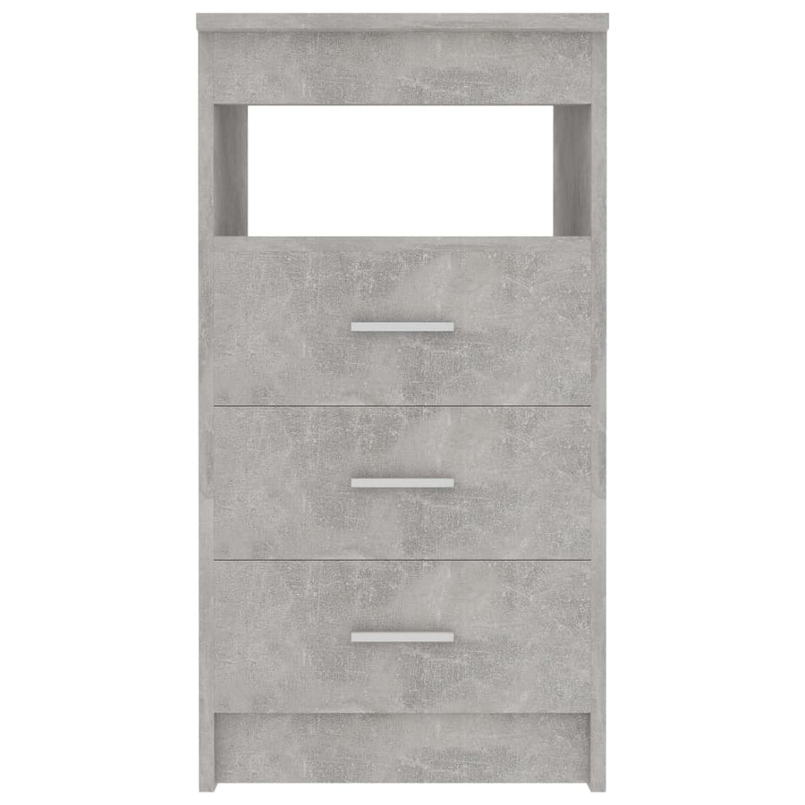 Ladekast 40X50X76 Cm Bewerkt Hout Betongrijs