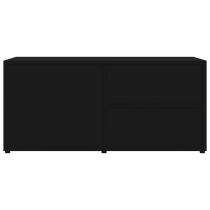 Tv-Meubel 80X34X36 Cm Spaanplaat Zwart