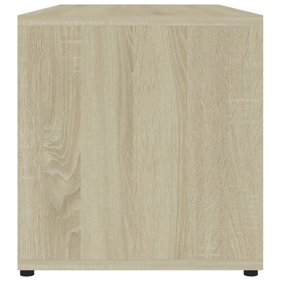 Tv-Meubel 80X34X36 Cm Spaanplaat Kleurig Sonoma eiken