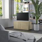 TV cabinet 80x34x36 cm engineered wood Sonoma oak