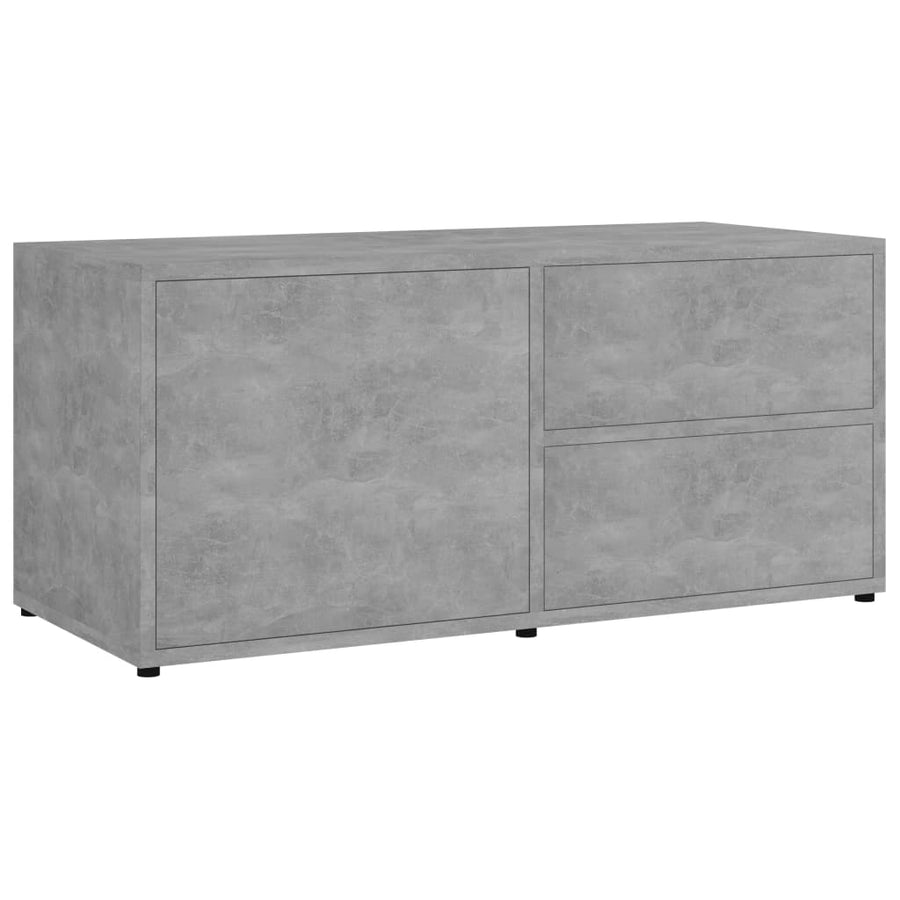 Tv-Meubel 80X34X36 Cm Spaanplaat Betongrijs