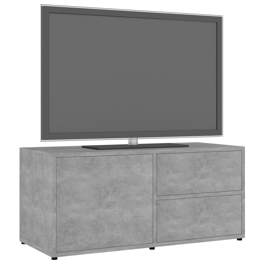 Tv-Meubel 80X34X36 Cm Spaanplaat Betongrijs