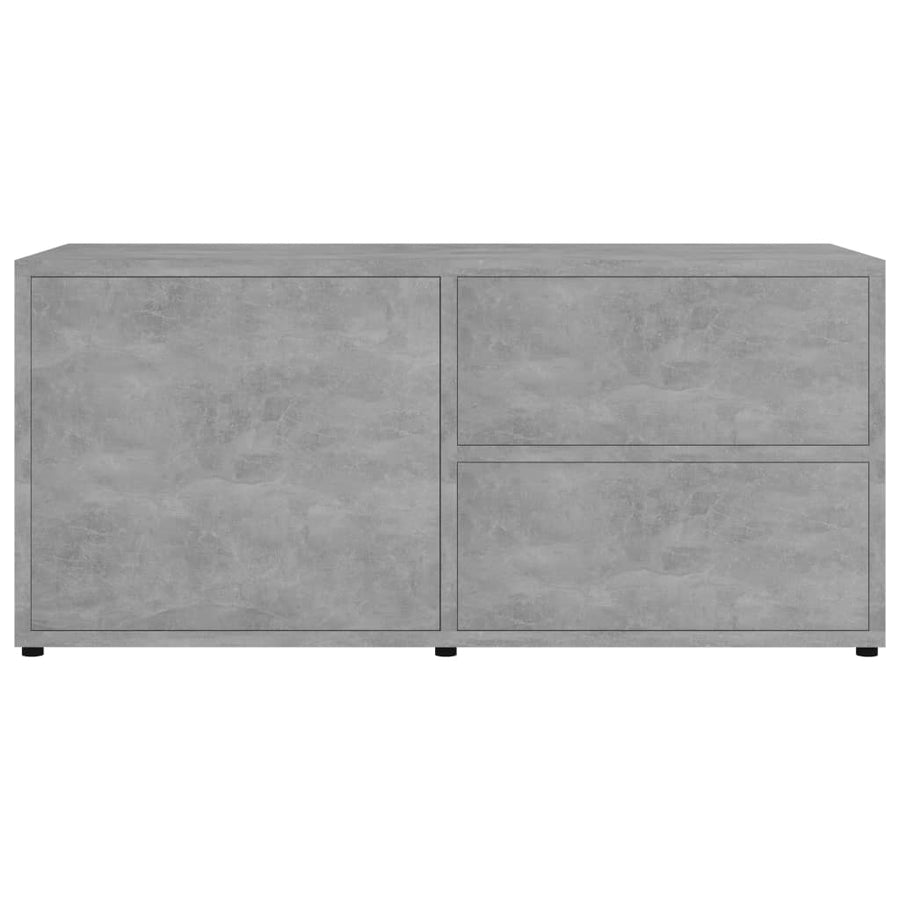Tv-Meubel 80X34X36 Cm Spaanplaat Betongrijs