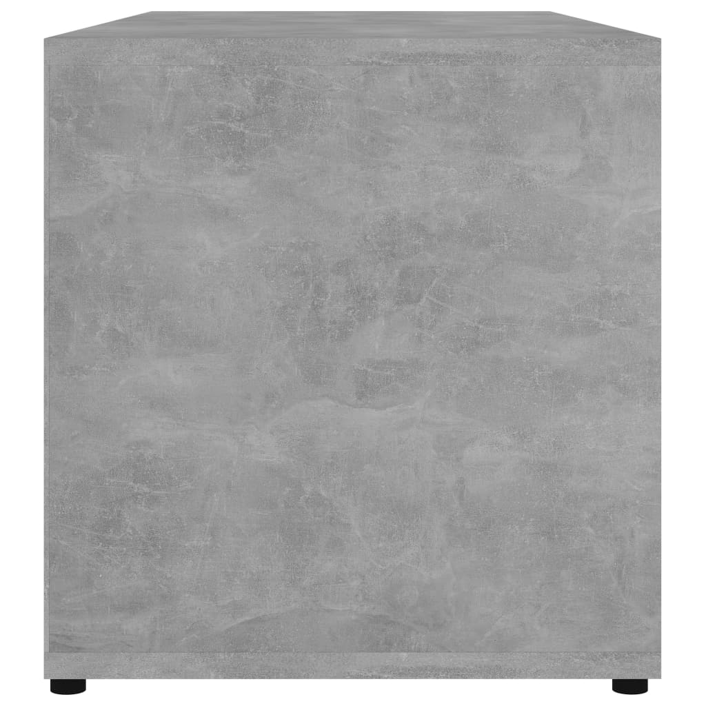 Tv-Meubel 80X34X36 Cm Spaanplaat Betongrijs