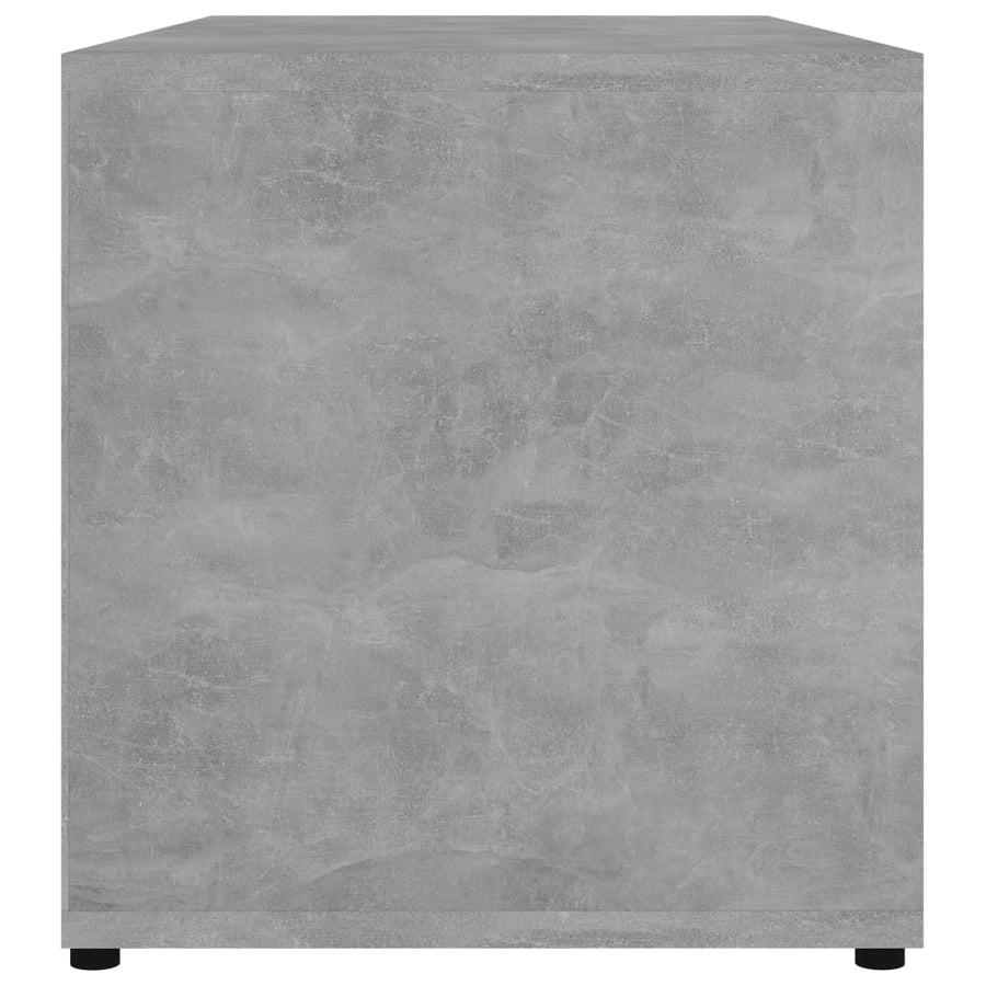 Tv-Meubel 80X34X36 Cm Spaanplaat Betongrijs